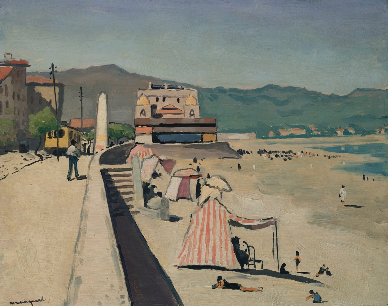 The Sands of Olonne, ca 1926 (olja på panel) av Albert Marquet