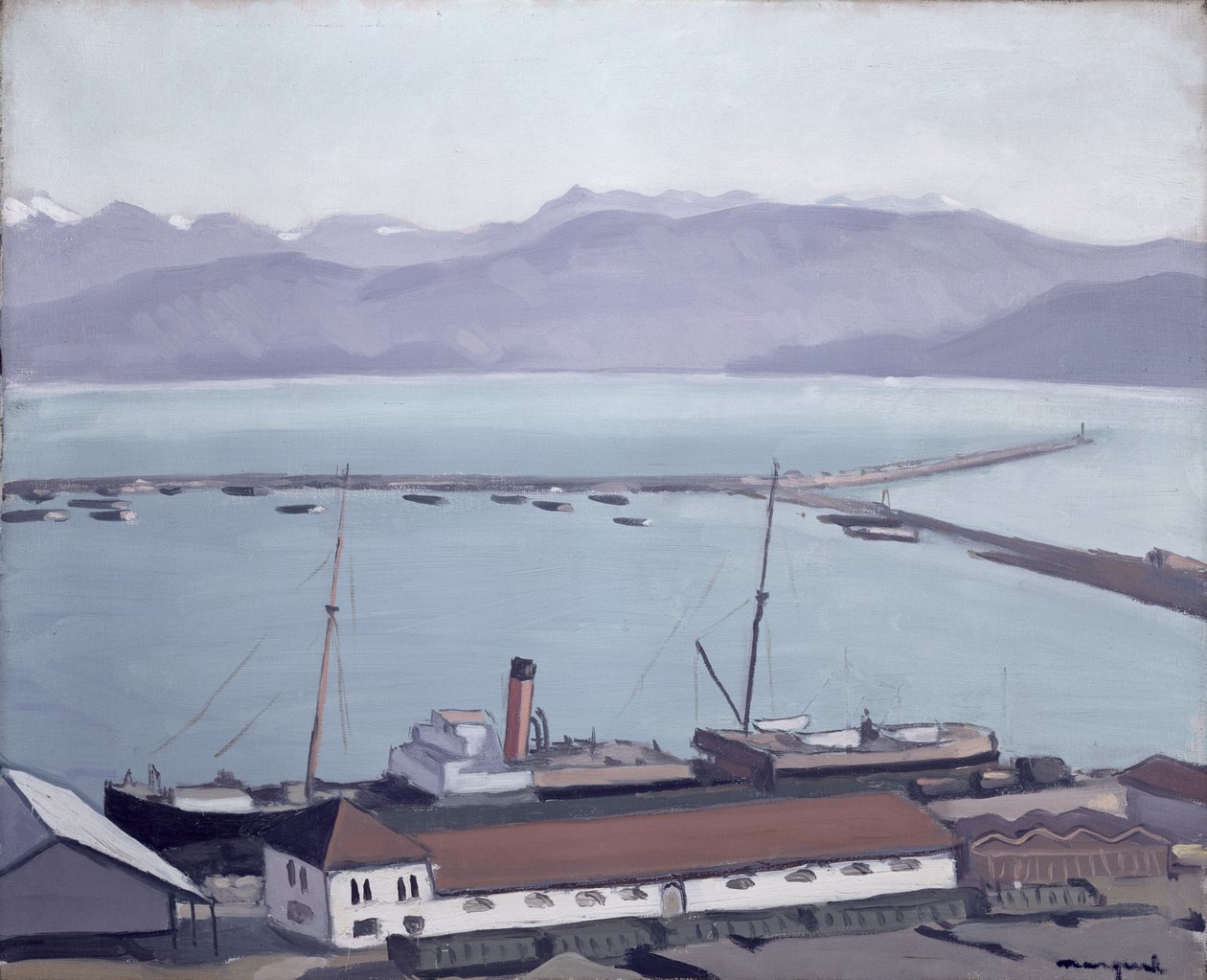 Utsikt över Bougie, Alger av Albert Marquet