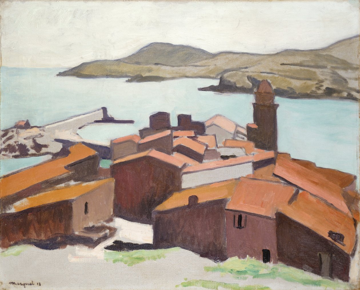 Utsikt över Collioure av Albert Marquet