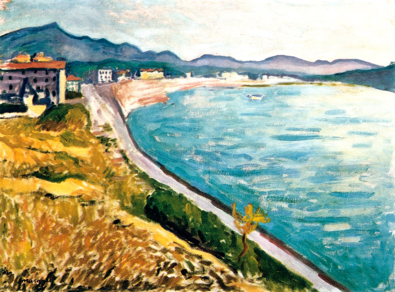 Utsikt över Saint-Jean-de-Luz, 1907 av Albert Marquet