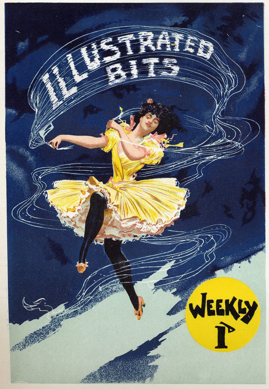 Cancan dansare av Albert Morrow