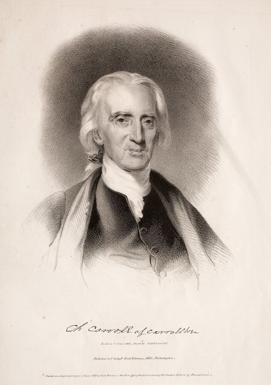 Charles Carroll från Carrollton, Maryland av Albert Newsam