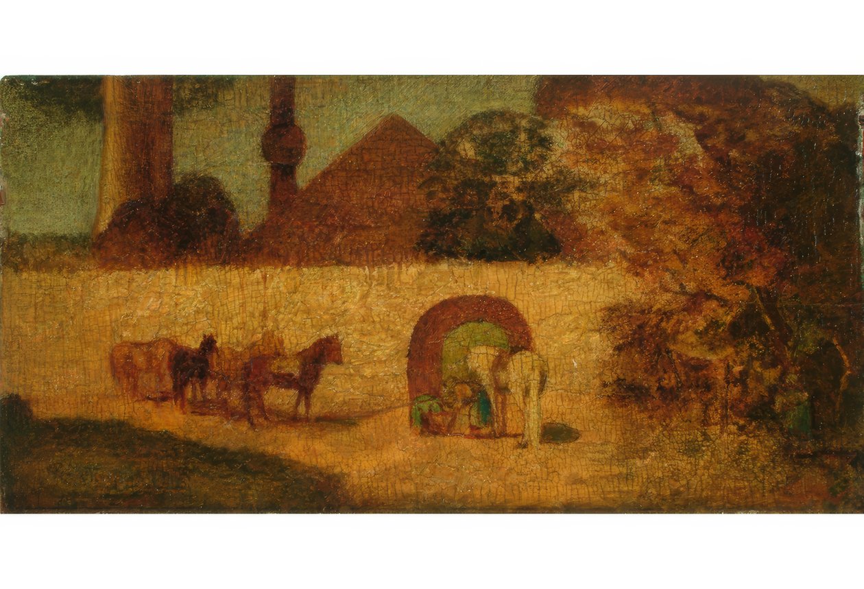 Vid profetens grav av Albert Pinkham Ryder