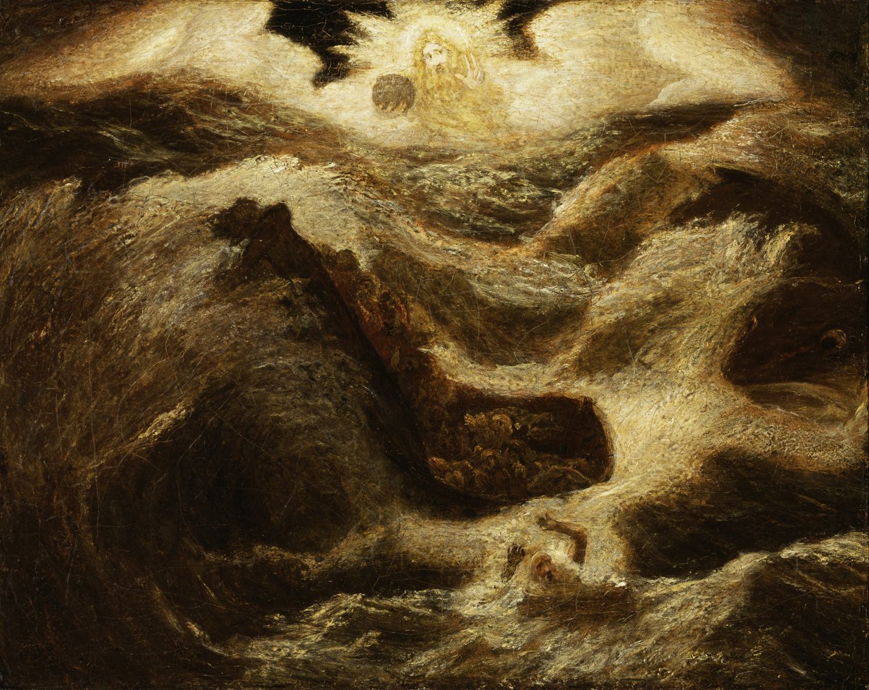 Jonas, varför? 1885-1895. av Albert Pinkham Ryder