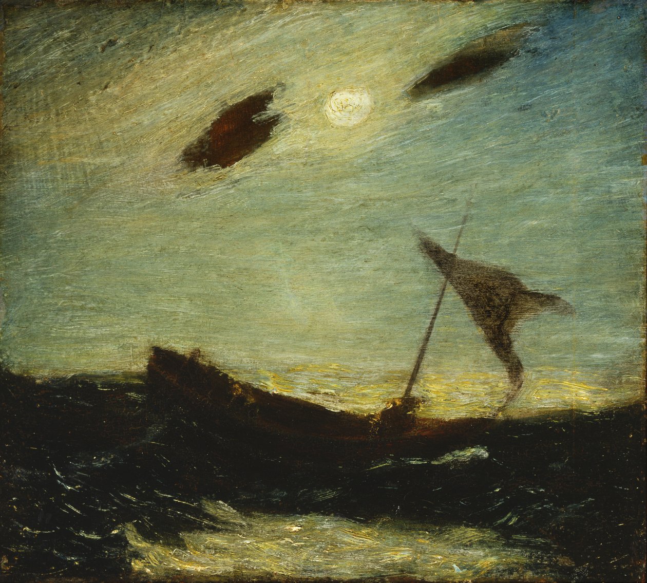 Månsken, 1887. av Albert Pinkham Ryder