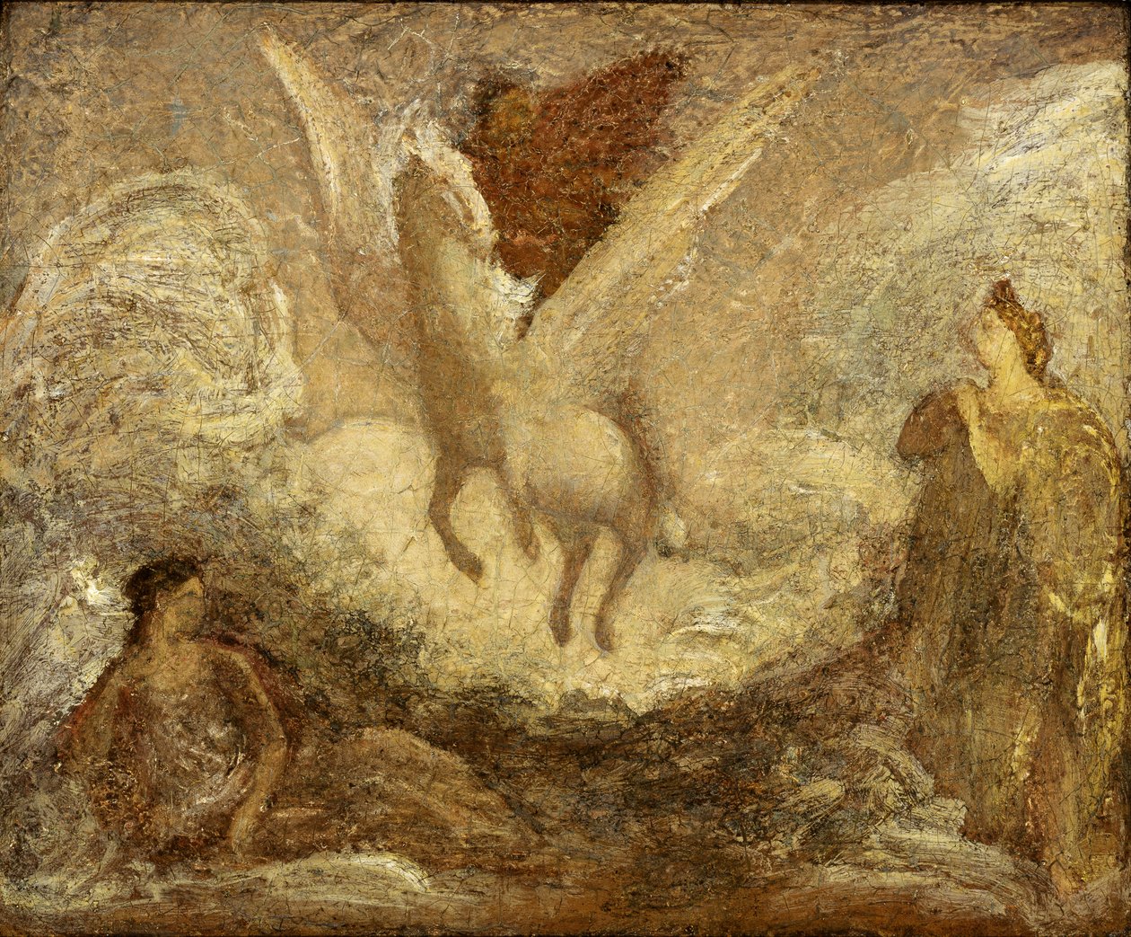 Pegasus avgår 1901. av Albert Pinkham Ryder