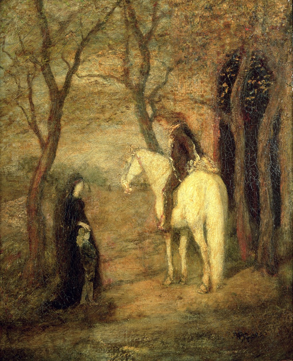 Möte vid vägkanten av Albert Pinkham Ryder