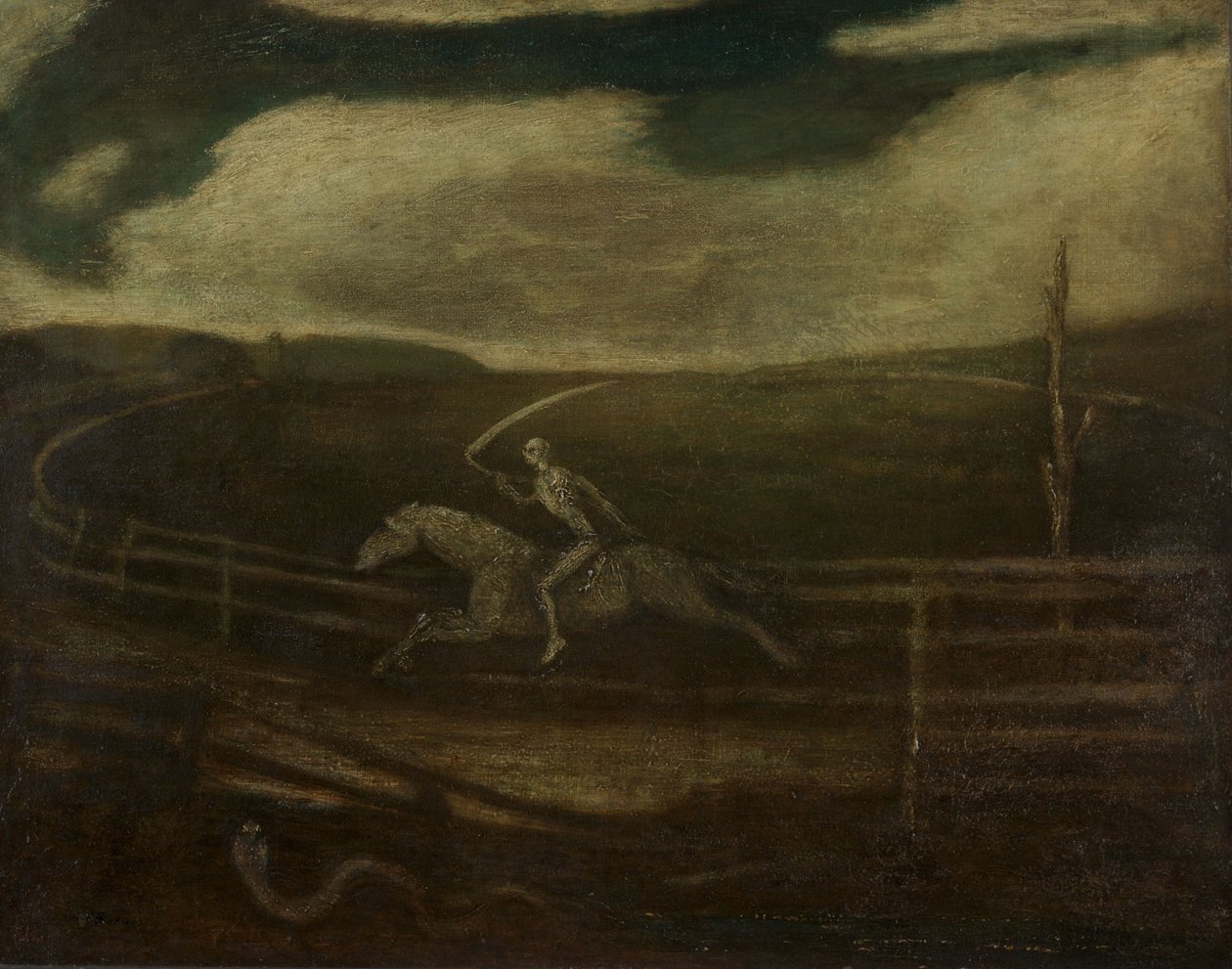 The Race Track, or Death on a Pale Horse, ca 1896-1908 (olja på duk) av Albert Pinkham Ryder