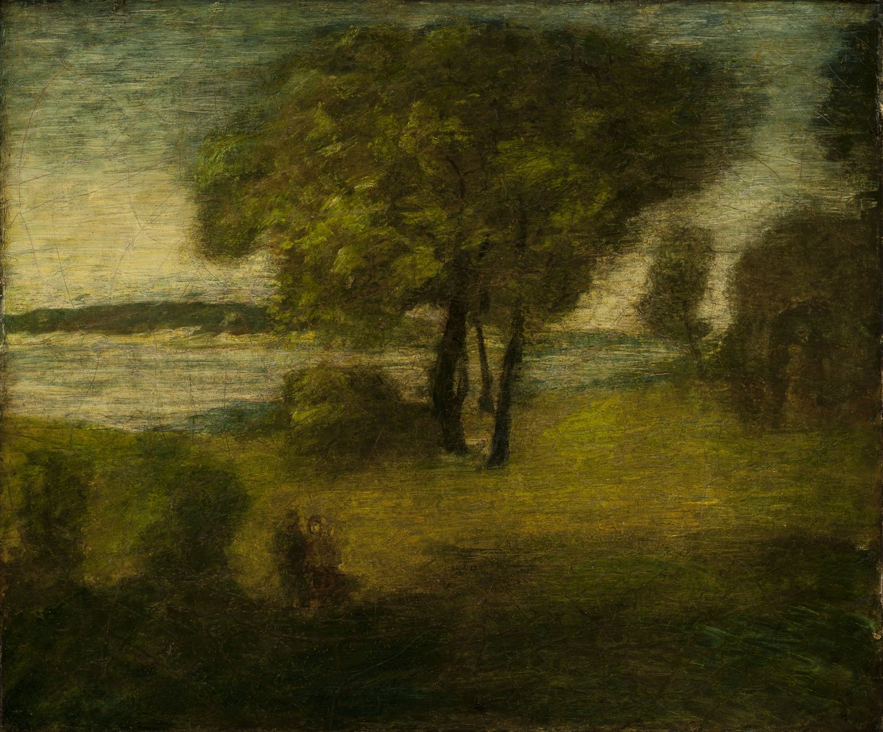 Floden, ca 1890 av Albert Pinkham Ryder