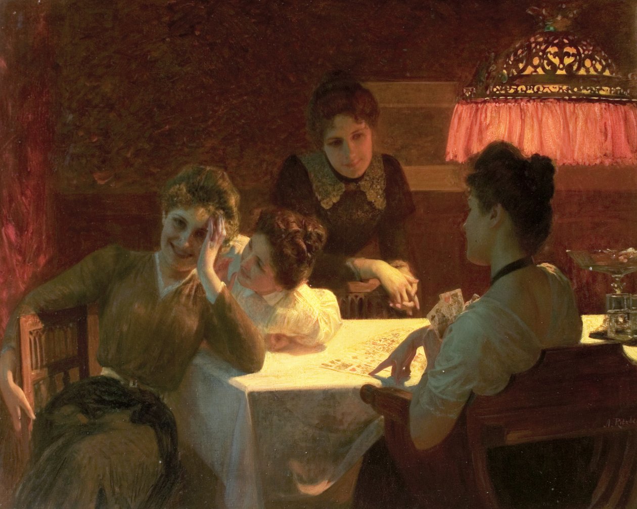Älskar Oracle, ca 1900 av Albert Ritzberger