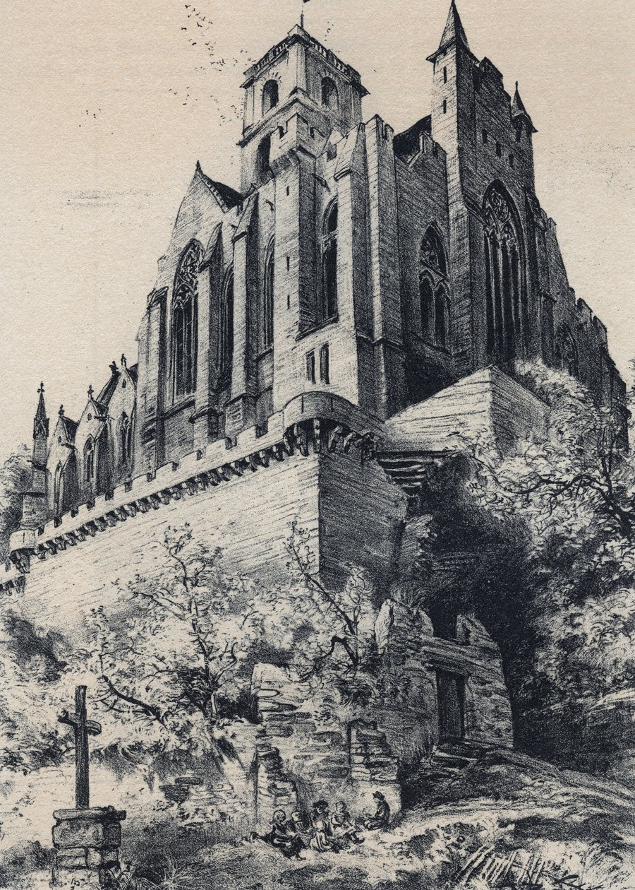 Collegial Notre-Dame de Lamballe a Lamballe i det franska departementet Cotes-d