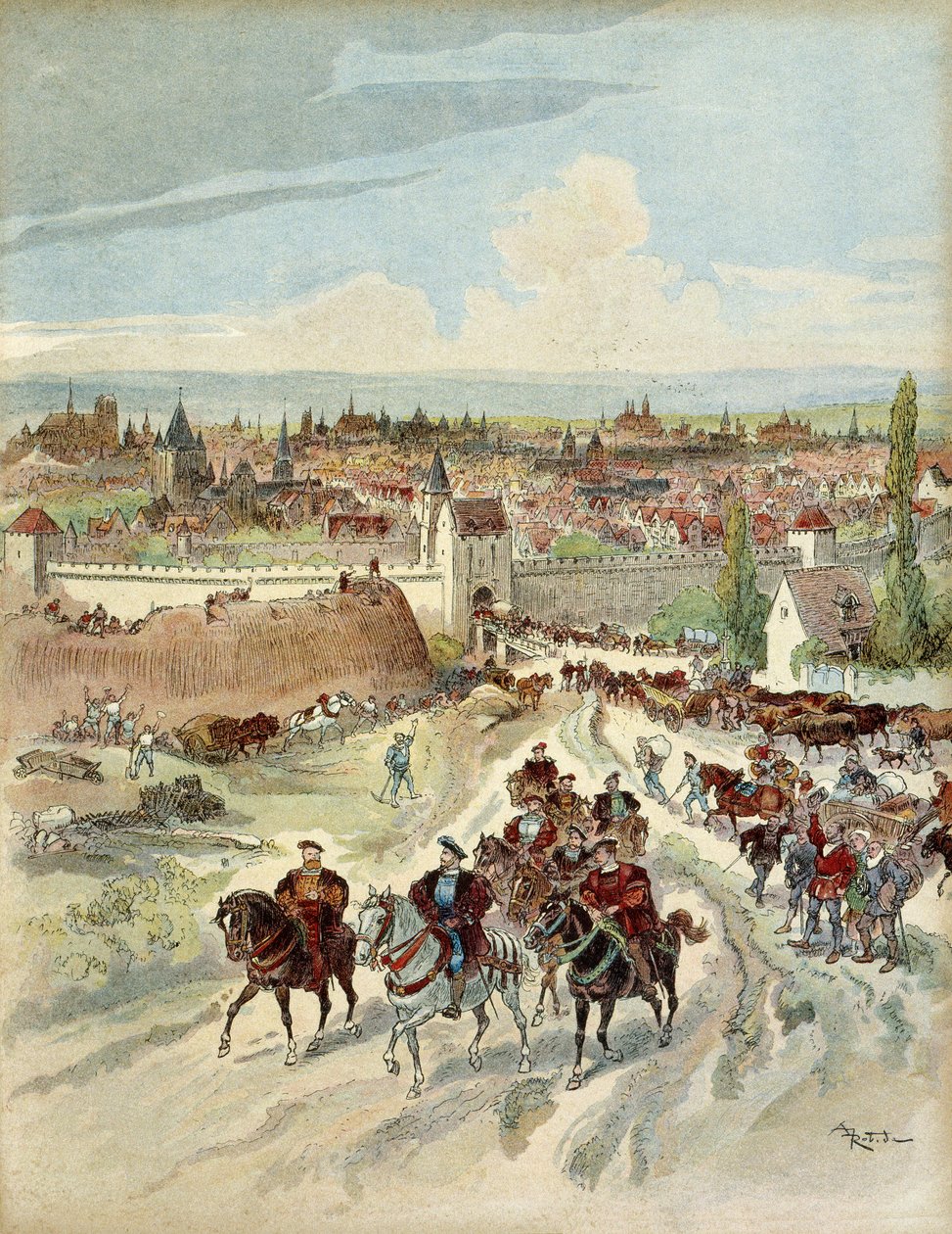 Francois 1:a av Albert Robida