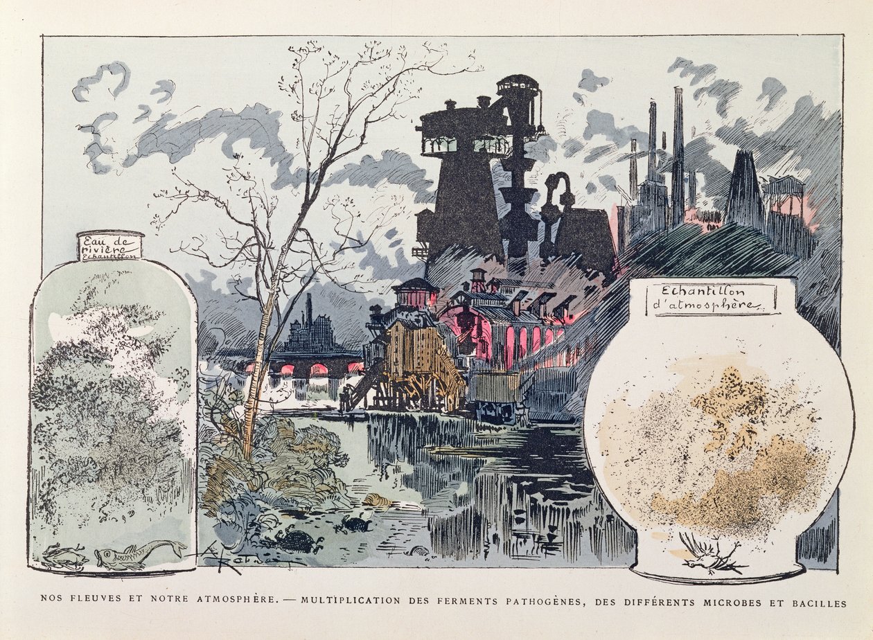Industrial Pollution, illustration från 
