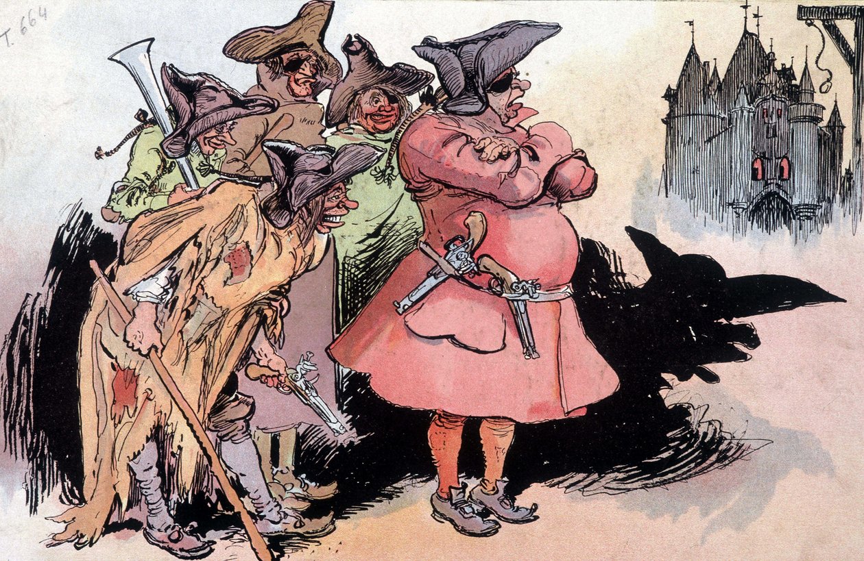 De 2 patronerna från Montfrileux, ill. av Robida, n.d. 19:e s. av Albert Robida