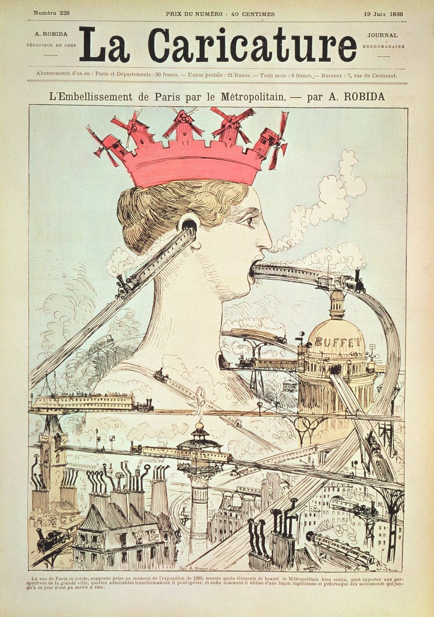 The Improvement to Paris by the Metro, från 