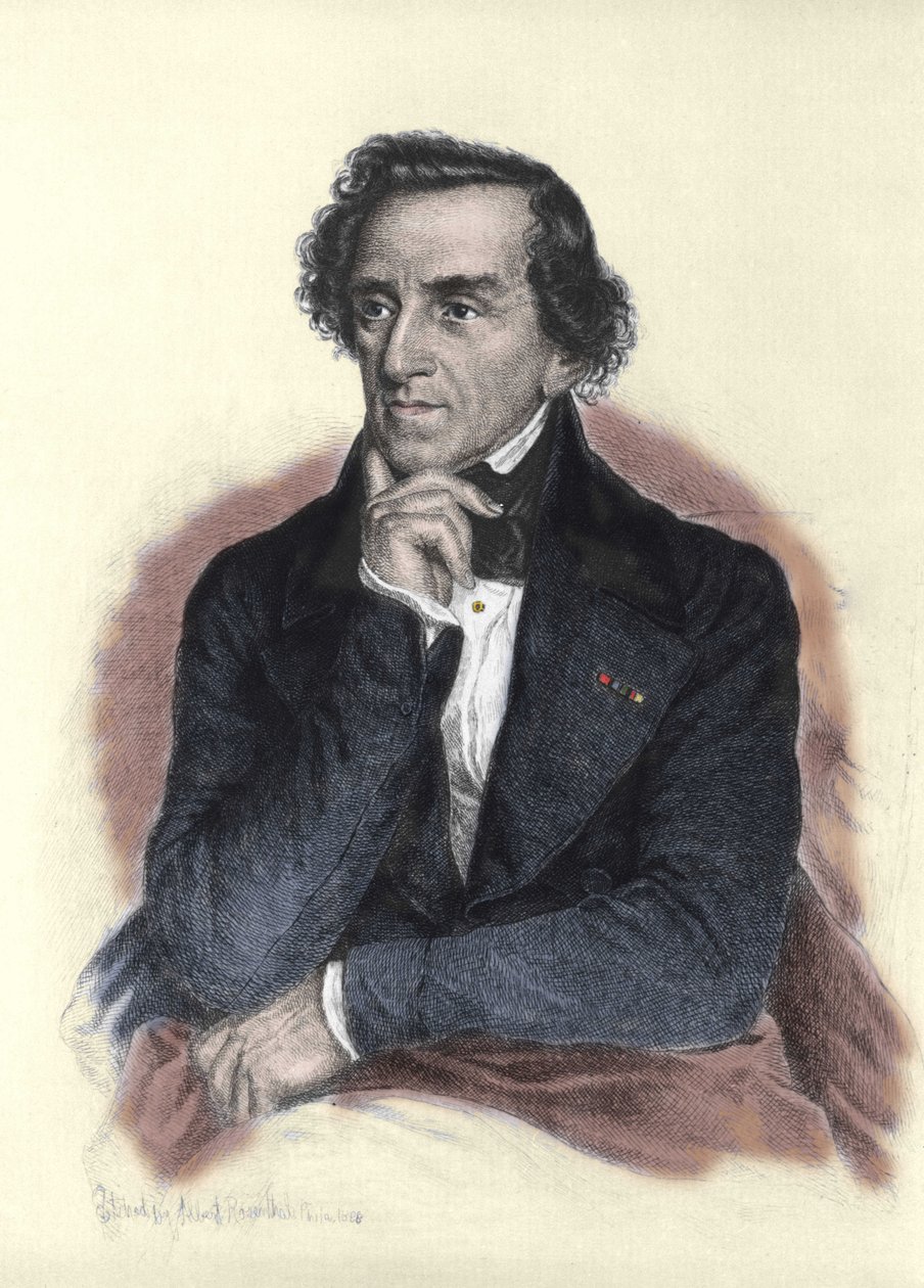 Porträtt av Giacomo Meyerbeer (1791-1864), tysk kompositör. Teckning av Albert Rosenthal av Albert Rosenthal