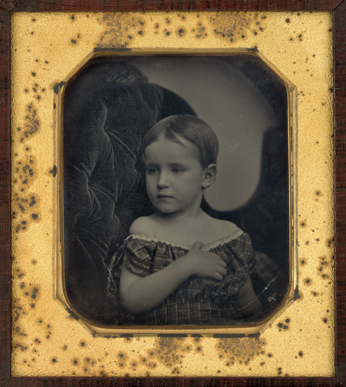 Porträtt av ett barn av Albert Sands Southworth and Josiah Johnson Hawes