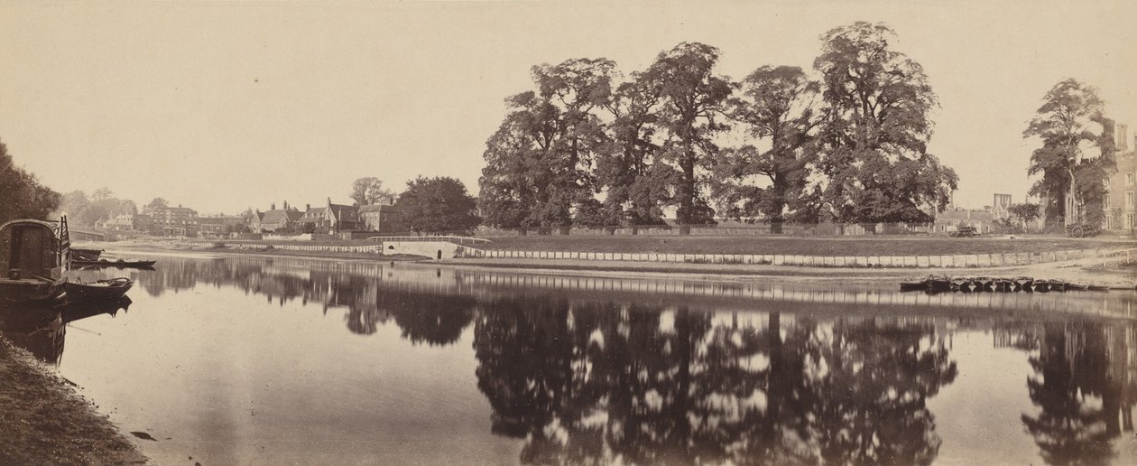 Hampton Court (andra vyn),1862 (foto) av Albert Victor Prout