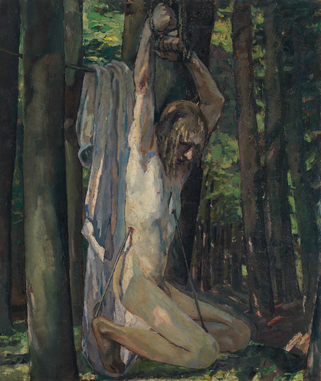 Sankt Sebastian av Albert Weisgerber