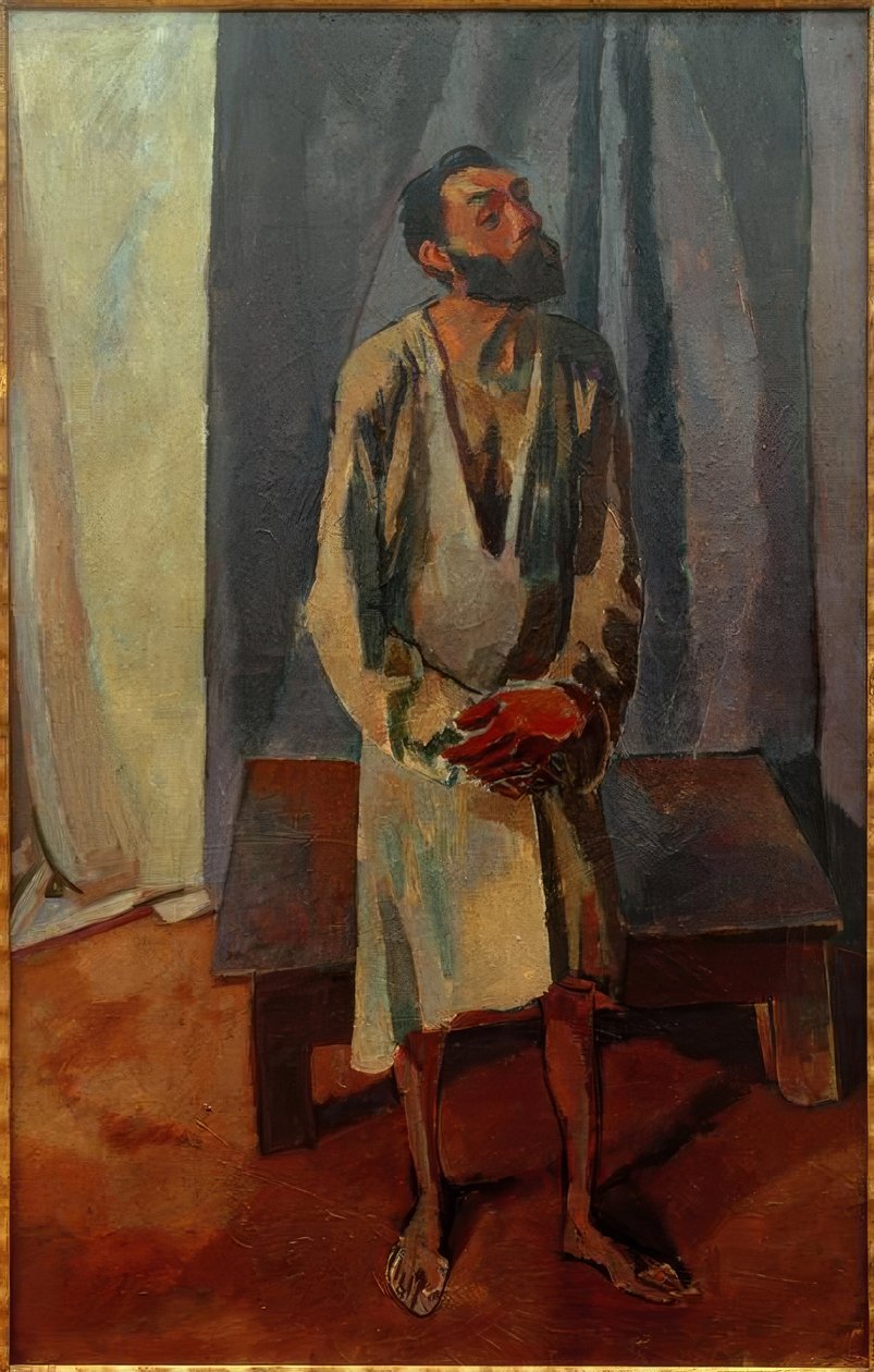 Man i skjorta (modellen) av Albert Weisgerber