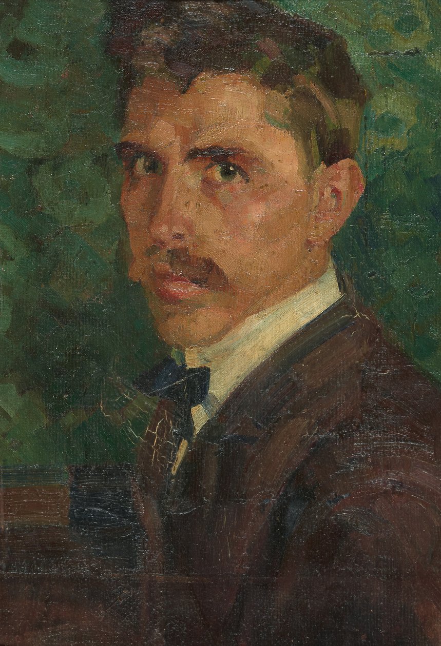 Självporträtt av Albert Weisgerber