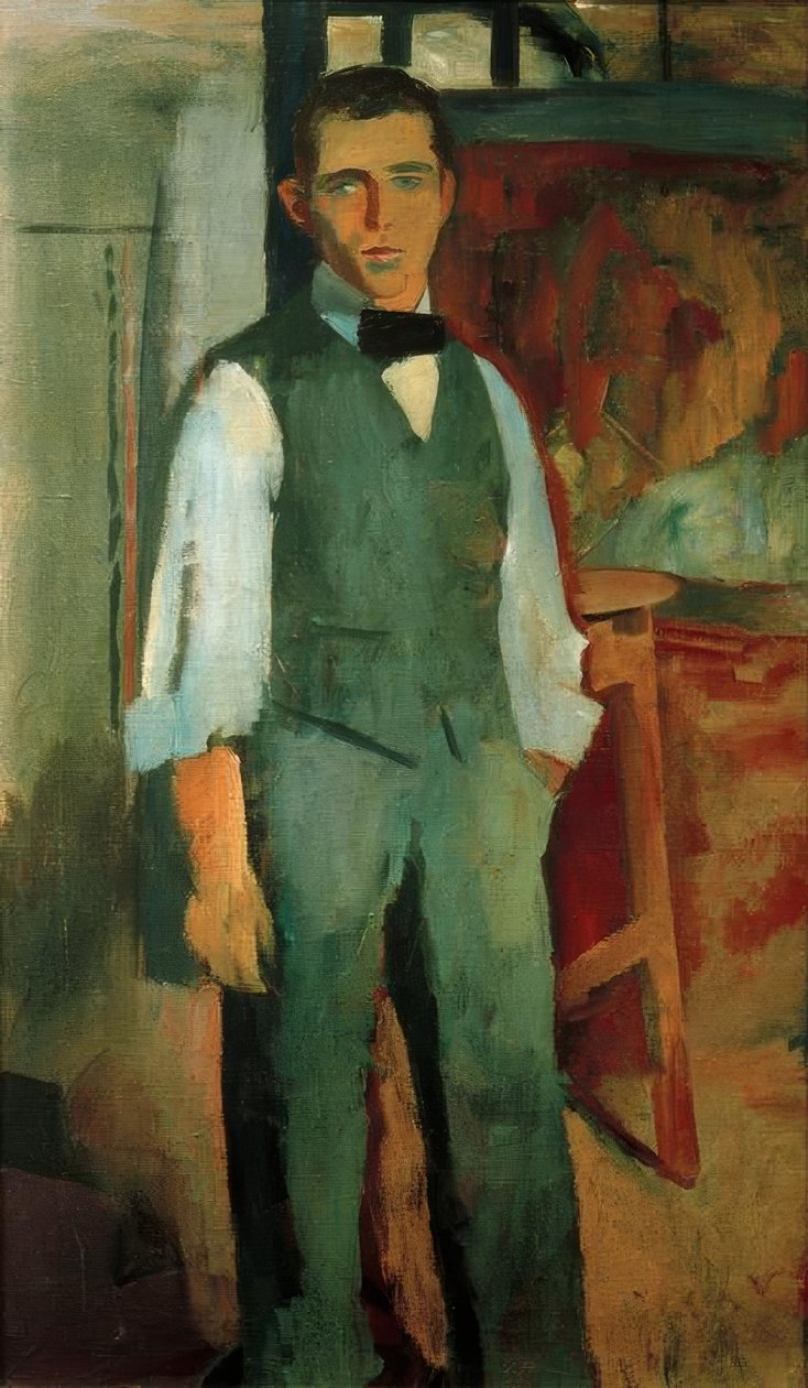 Självporträtt av Albert Weisgerber