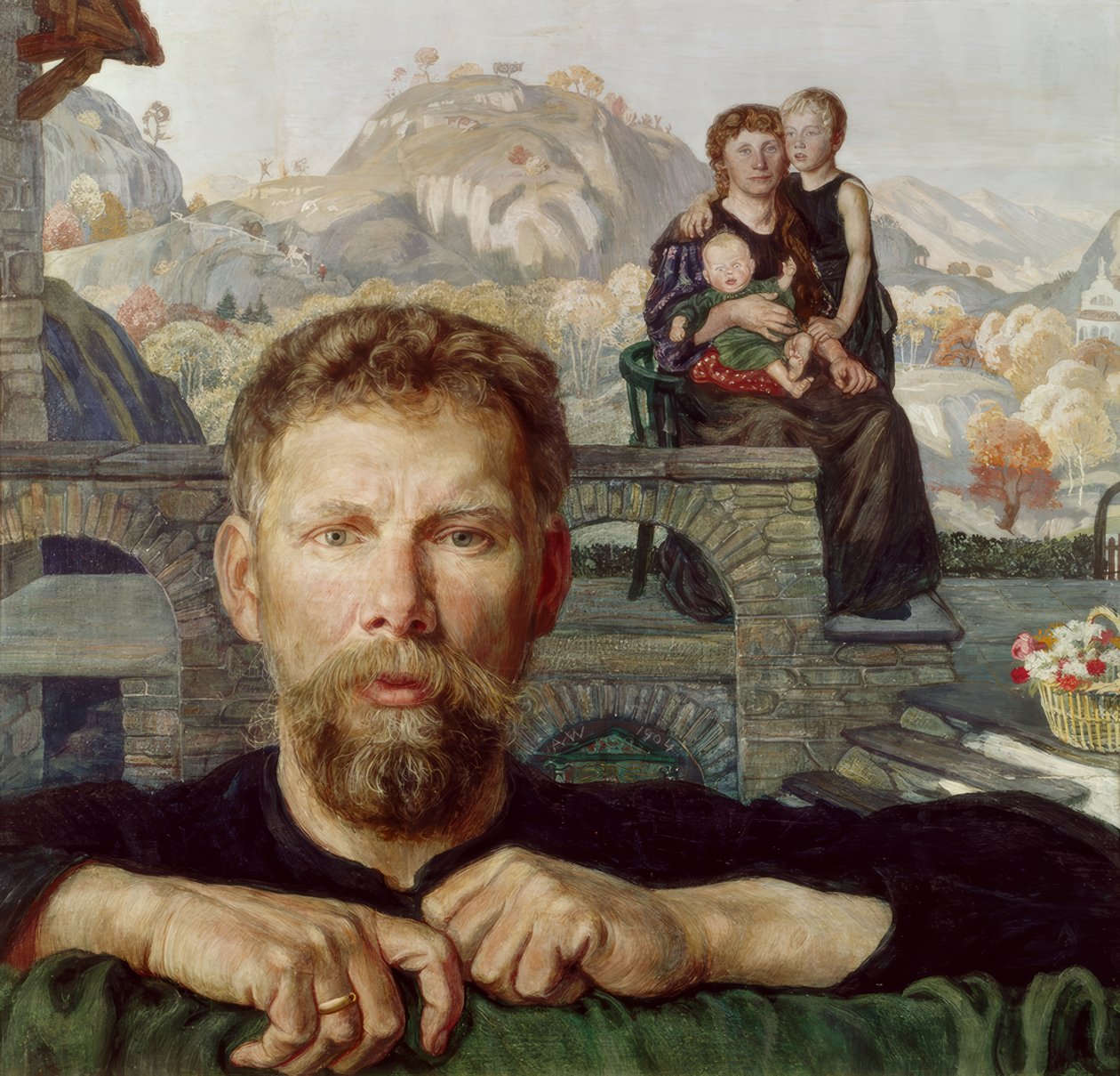 Familjefoto av Albert Welti