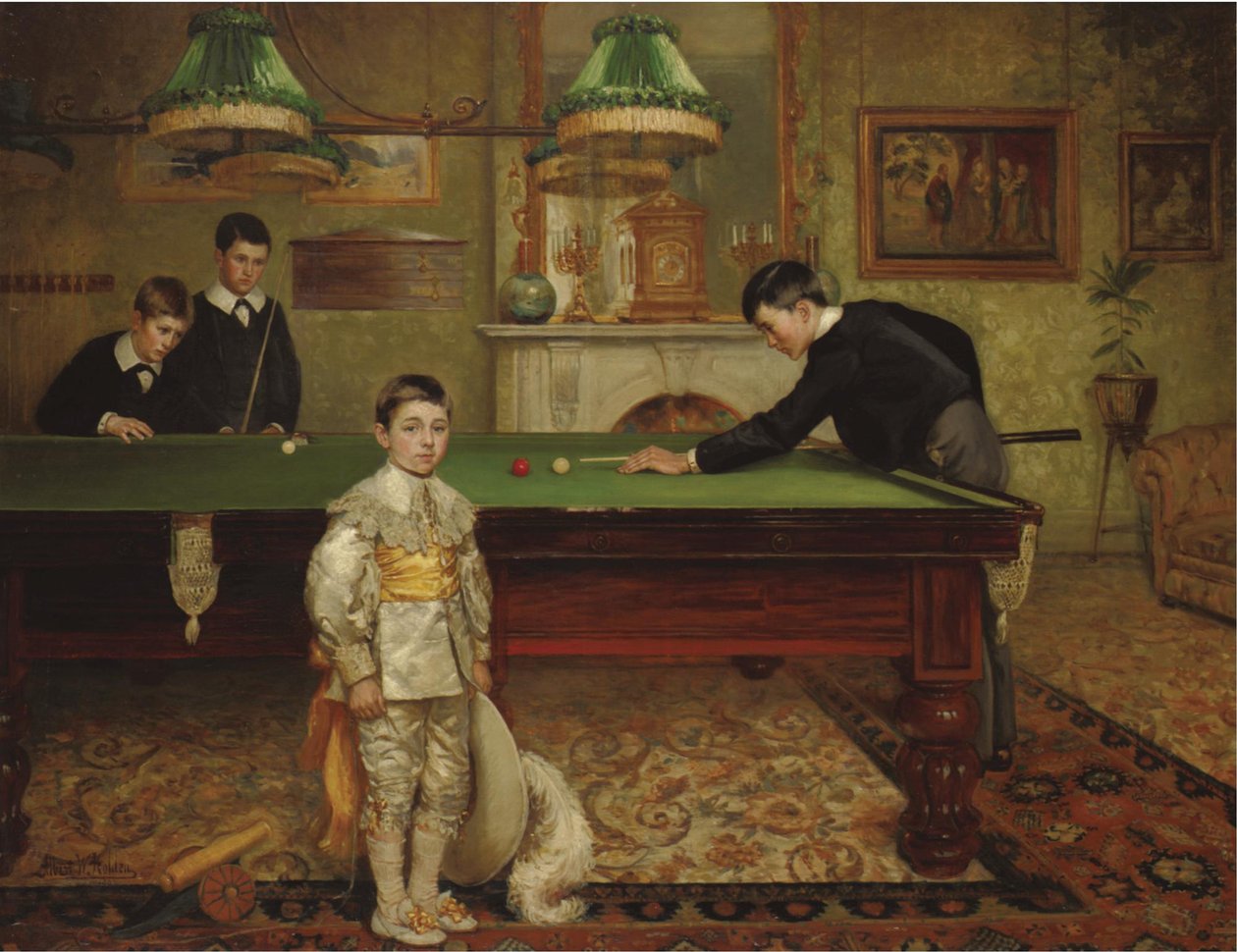 Biljardrum, 1902 av Albert William Holden