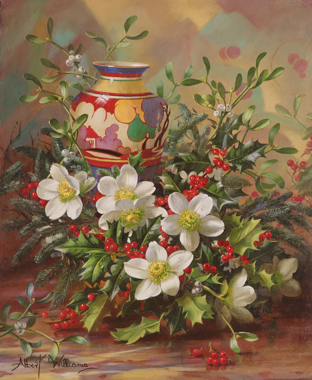 AB882 Vinterblommor av Albert Williams