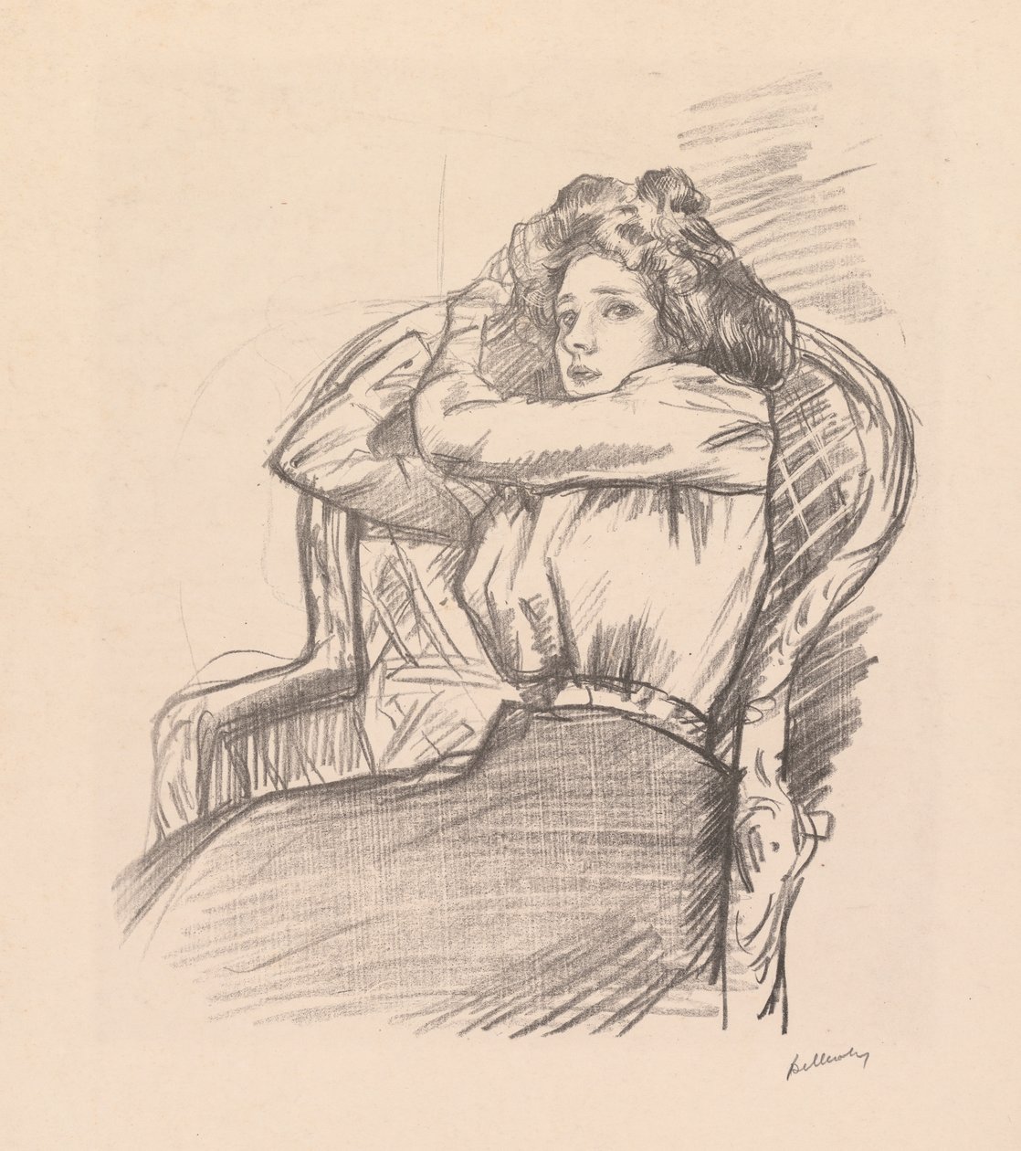 Namnlös ("Babette") av Albert de Belleroche