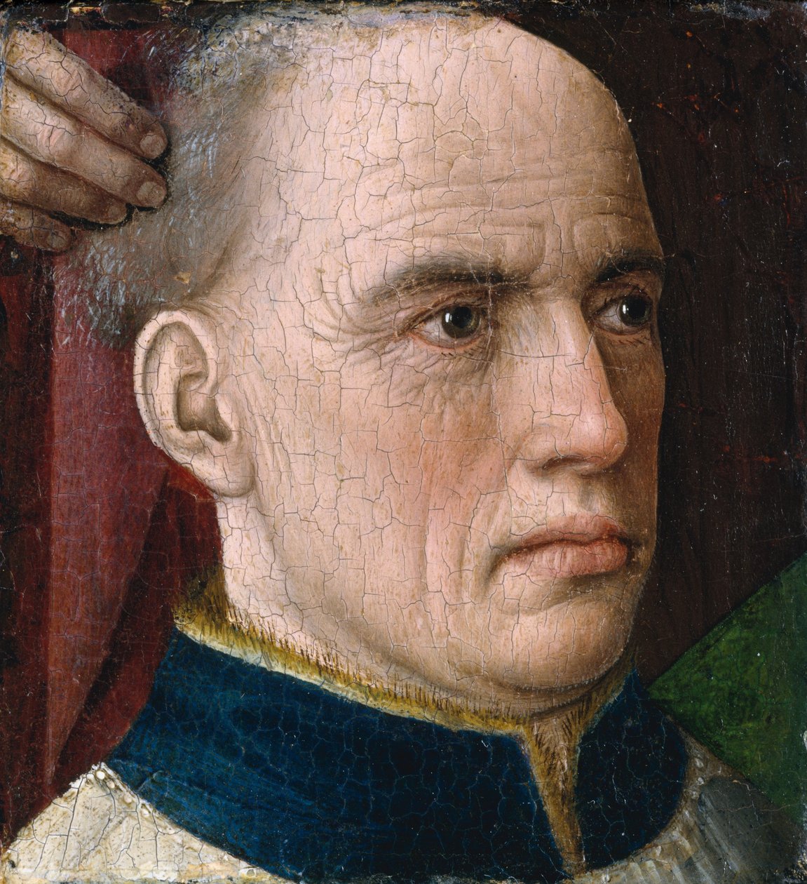 Chef för en givare, ca. 1460. av Albert van Ouwater