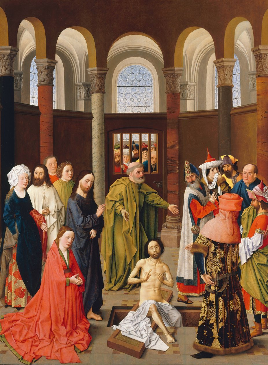 The Raising of Lazarus, ca 1455 av Albert van Ouwater