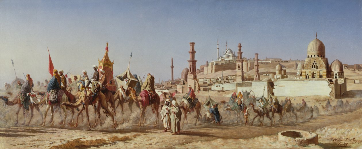 The Caravan, 1872 av Alberto Bozzo