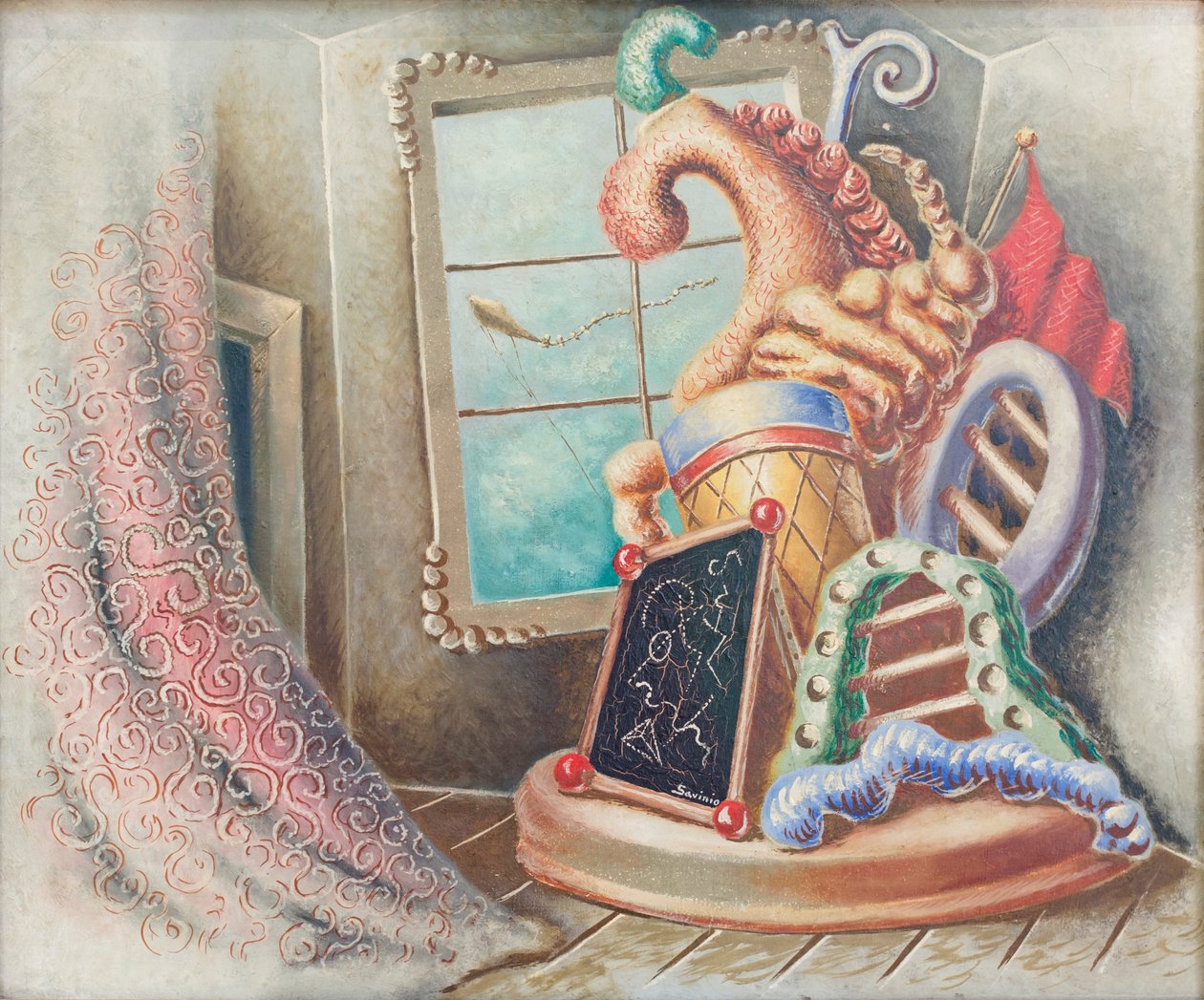 Barndomsminnen från Aten av Alberto (1891 1952) Savinio