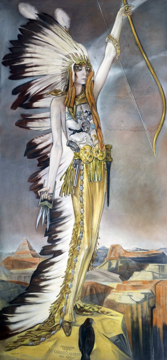 Marchesa Luisa Casati, Grand Canyon av Alberto Martini