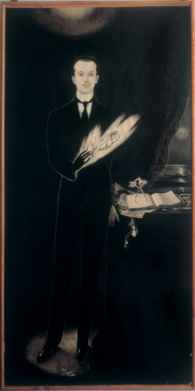 Självporträtt av Alberto Martini