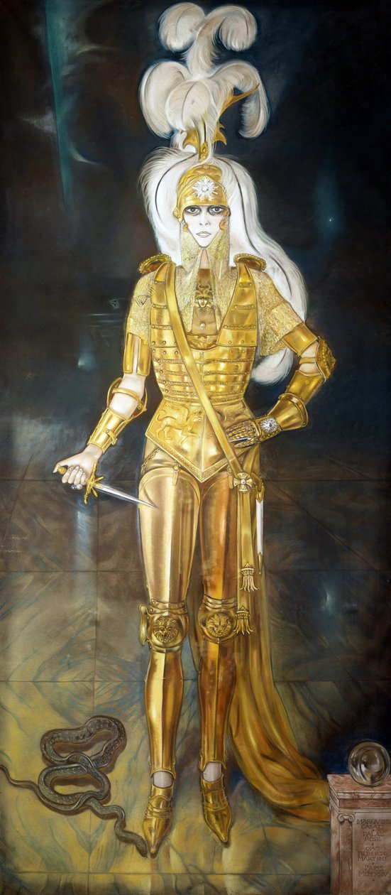 Cesare Borgia - Marchesa Casati av Alberto Martini