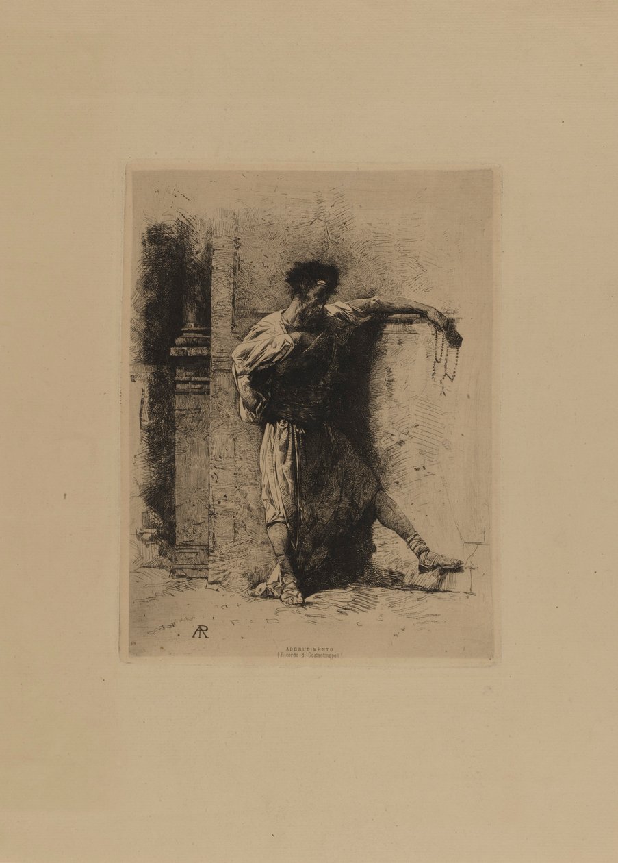 Förintelse (Konstantinopels minne) av Alberto Pasini