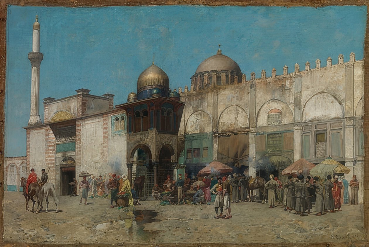 En moské. 1886 av Alberto Pasini