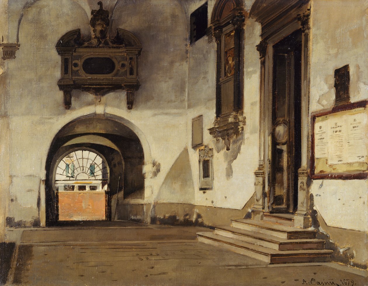 Litet torg av Alberto Pasini