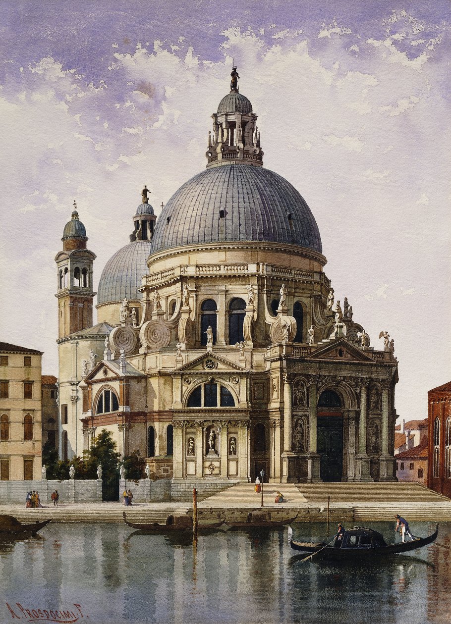 Santa Maria della Salute, Venedig av Alberto Prosdocini or Prosdocimi