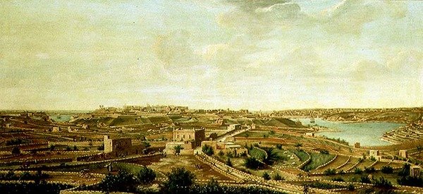 Utsikt över Valletta, Malta av Alberto Pullicino