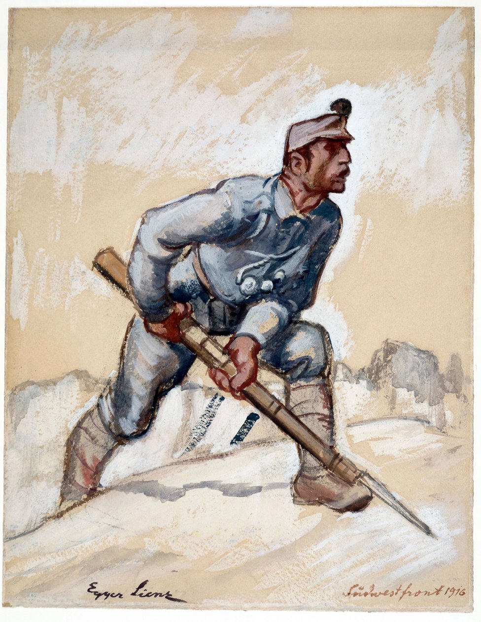 Sydvästfronten av Albin Egger-Lienz