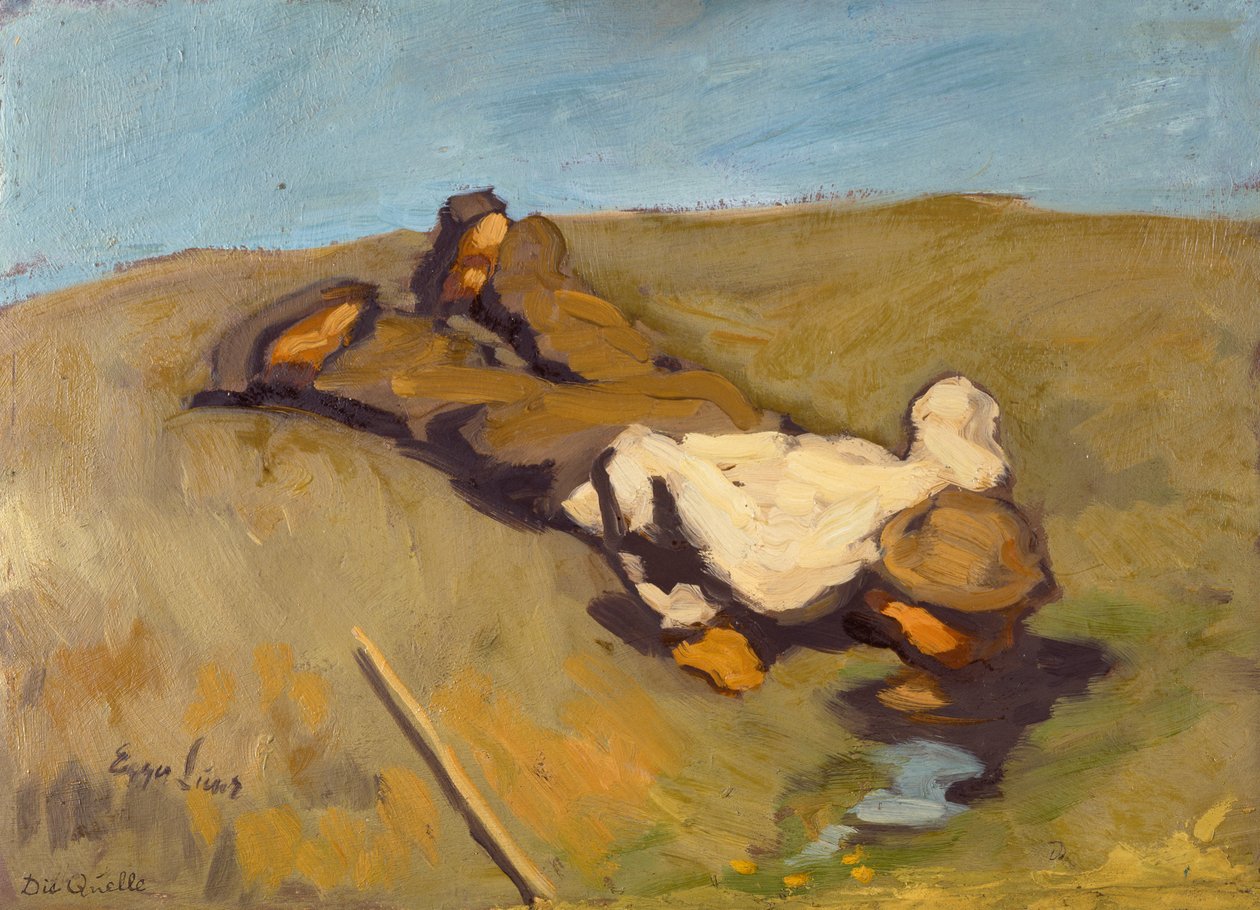Våren eller Källan av Albin Egger Lienz