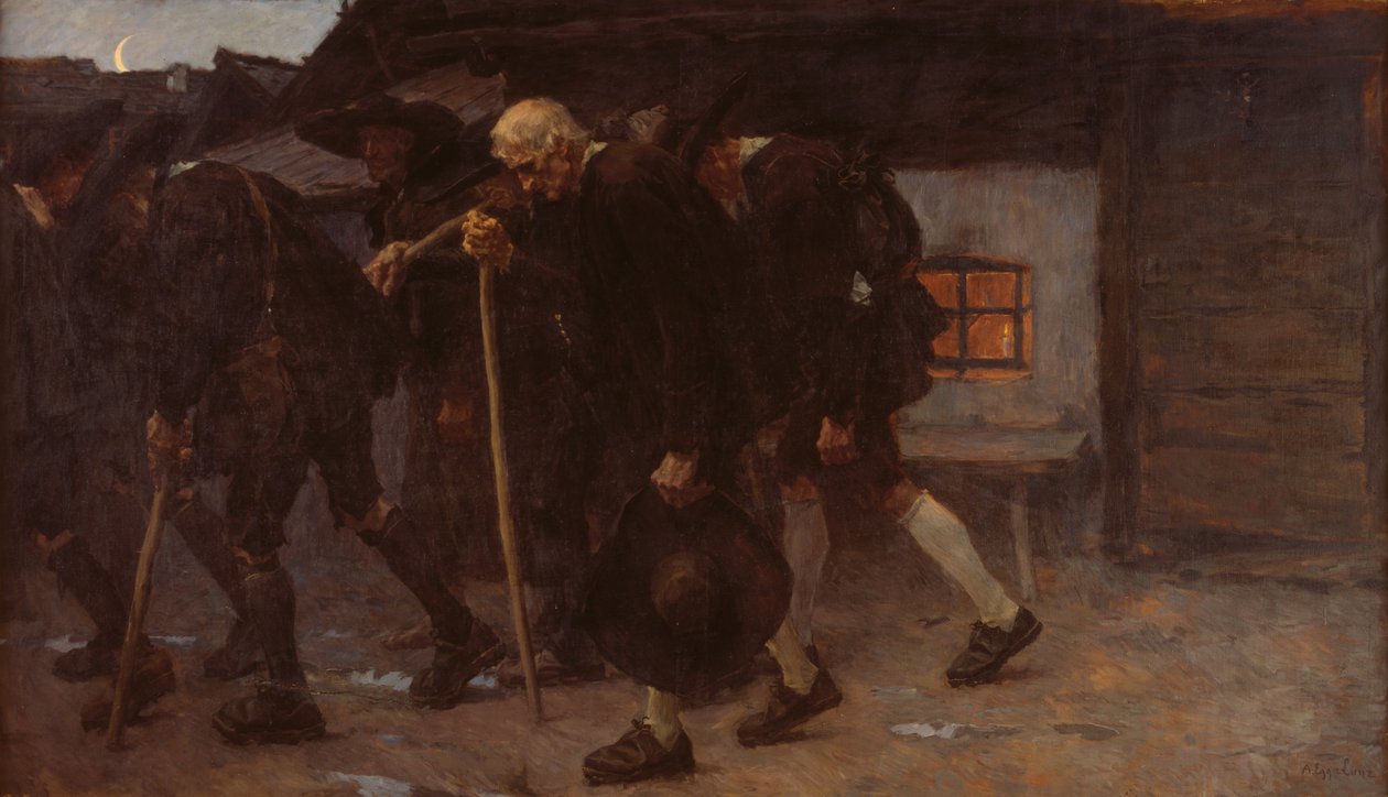Efter fredsavtalet av Albin Egger Lienz