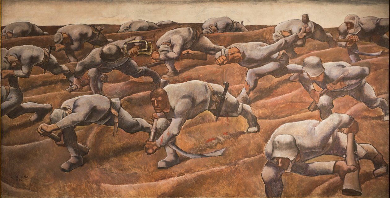 De namnlösa, 1916. av Albin Egger Lienz
