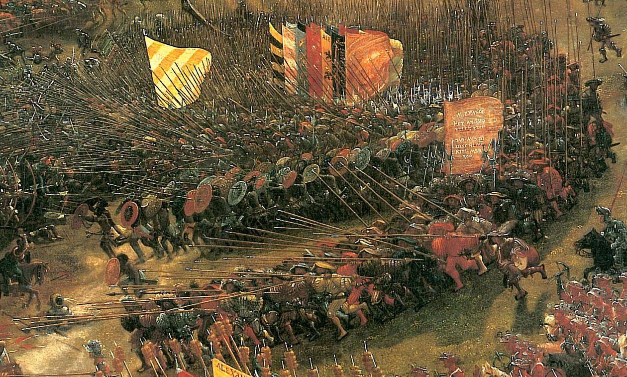 Battle of Issus (Detail) av Albrecht Altdorfer