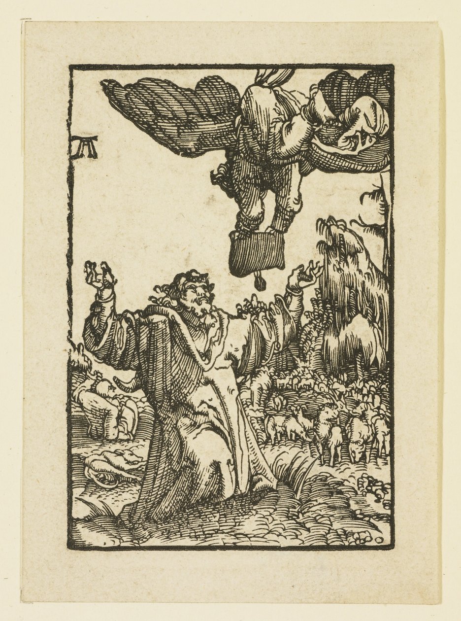 Ängeln uppenbarar sig för Joachim av Albrecht Altdorfer