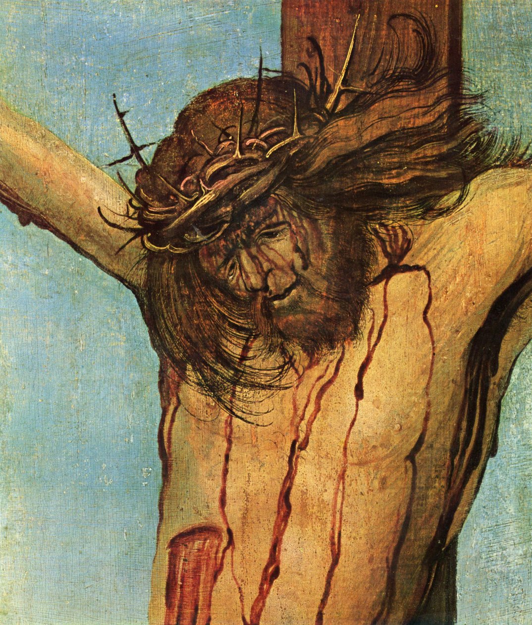 Kristus på korset med Maria och Johannes av Albrecht Altdorfer