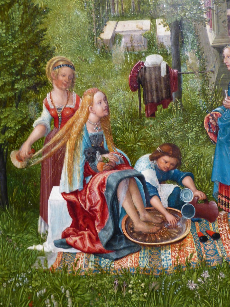Susanna badar och stenar gumman av Albrecht Altdorfer